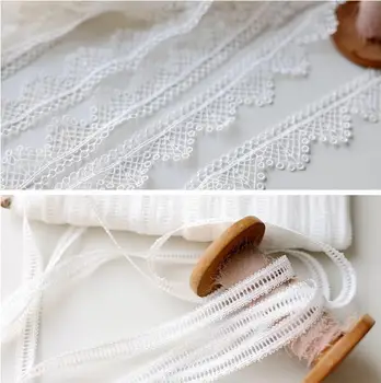 10 метров 1-2,6 см шириной белый гребешок материал одежда платье юбка ткань нижнего белья вышивка кружевная отделка лента G9T1466K230601P