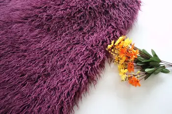 150 *100 см фиолетовый 5 см длинные волосы репка полоска мех искусственная шерсть плюшевое одеяло ткань качественная искусственная кожа ткань жилет меховая ткань