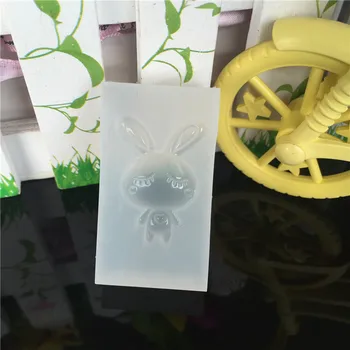 1шт Любовь кролик Жидкая силиконовая форма DIY ювелирные изделия из смолы кулон ожерелье кулон lanugo плесень смолы формы для ювелирных изделий