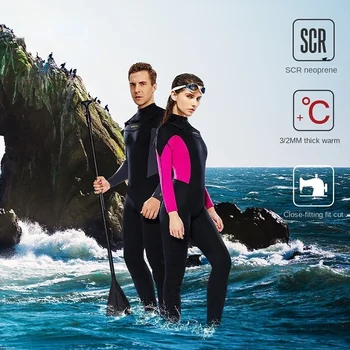 3 мм неопрена мужчины гидрокостюм дайвинг и подводное плавание гидрокостюм для серфинга плавания женщин всего тела груди горизонтальная молния водолазный костюм