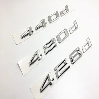3D Abs Автомобильный стайлинг для BMW 4 Серии 420d 428d 440d Эмблемы номеров на крышке заднего багажника