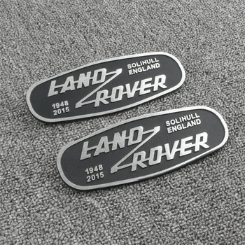 3D Металлическая Эмблема Передней Решетки Автомобиля для Land Rover SOLIHULL ENGLAND Логотип Defender 2015 Украшение Авто Значка Наклейка Аксессуары