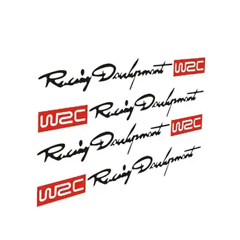 4шт Наклейки На Ручки Автомобиля WRC Rally Racing В Полоску Автомобильные Наклейки Виниловые для Lada Granta Kalina Vesta Priora Largus Niva 2107 2106 210
