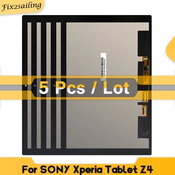 5 Шт./Лот ЖК-Дисплей Для Sony Xperia Tablet Z4 SGP771 SGP712 10,1 ЖК-дисплей С Сенсорным Экраном Дигитайзер В Сборе Замена Для Планшета Z4 LCD