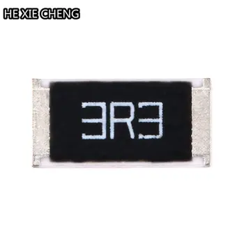 50шт 2512 SMD Резистор 3,3 Ом 3,3R 3R3 1 Вт 5% Комплект микросхемного сопротивления DIY Electronic