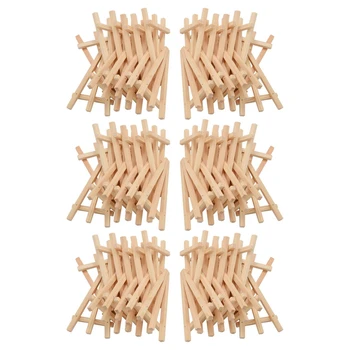 72 упаковки Мини-деревянного мольберта Набор деревянных мольбертов для создания картин, небольших акриловых масляных проектов