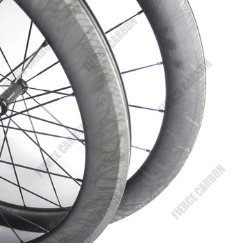 FIERCE Carbon Wheel Marble 55/60/75/80 мм Глубина 26 мм Ширина NOVATEC 61 /62SB Ступица AC3 Тормозная Дорожка 700C Дорожная Карбоновая Колесная Пара V Brake
