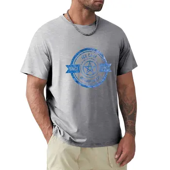 ice cave defense squad - замороженная синяя футболка, летний топ, милые топы для мальчиков, белые футболки, футболка для мужчин