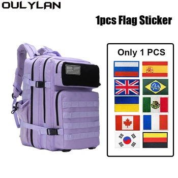 Oulylan 45L Рюкзак большой емкости, Камуфляжный Походный рюкзак для кемпинга, Военный Тактический рюкзак, мужской повседневный