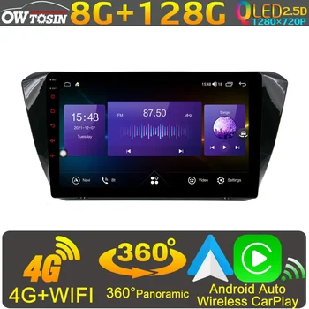 Owtosin 8 Core 8 + 128 Г QLED 1280*720 P Android 10 Автомобильный Мультимедийный Для Skoda Superb B8 3 В 2015-2022 GPS Радио CarPlay Авто Стерео DAB