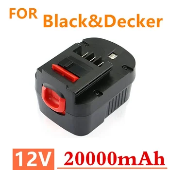 Аккумуляторная батарея для инструментов 12V 20000mah для Black & Decker A12 A12EX FSB12 FS120B A1712 HP12K HP12