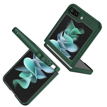 Антидетонационный Складной Защитный Чехол для Samsung Galaxy Z Flip 5 4 Flip4 Flip5 Flip3 Flip 3 2 Flip2 Zflip5 Защита от Отпечатков пальцев Capa