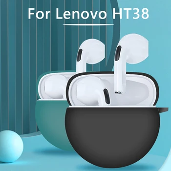 Беспроводная Bluetooth-Совместимая Коробка Для Наушников Lenovo HT38 Headset Силиконовая Водонепроницаемая Сумка Для Хранения, Чехол Для Переноски Расходных Материалов