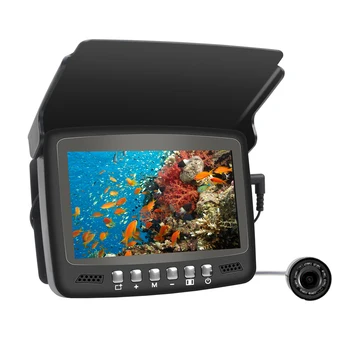 Видео-эхолот с 4,3-дюймовым IPS ЖК-монитором, Комплект камеры для зимней подводной подледной рыбалки, ручная подсветка, подарок для мальчика/ мужчины