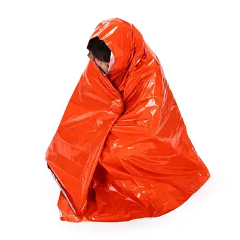 Водонепроницаемый легкий походный прочный набор для выживания На открытом воздухе, востребованное аварийное одеяло, Ветрозащитный Прочный