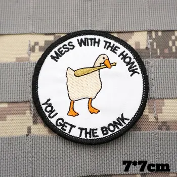 Вы получаете Вышитые Нашивки Bonk Military Tactical Нарукавная Повязка Значок Рюкзака с Крючковой подкладкой для одежды