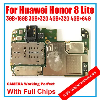 Высококачественная печатная плата для материнской платы HUAWEI Honor 8 Lite, разблокированная для основной платы HUAWEI Honor 8 Lite Logic