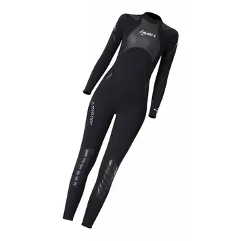 Женский гидрокостюм с молнией сзади из неопрена, женский костюм для серфинга с длинным рукавом для водных видов спорта