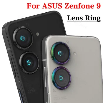 Защитное стекло для объектива камеры с металлическим кольцом для Asus Zenfone 9, защитный чехол для объектива камеры для Asus Zenfone9, пленка для объектива камеры
