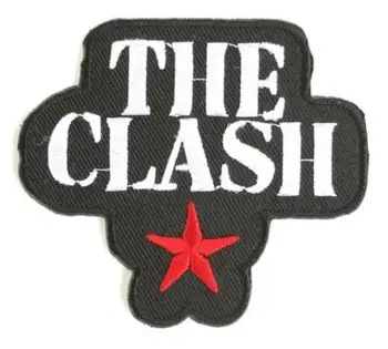 Звездный Логотип Музыкальной группы, Вышитый НОВЫМ УТЮГОМ и ПРИШИТЫЙ К Классному Значку в стиле хэви-метал-Рок-панк, доступен патч Индивидуального дизайна