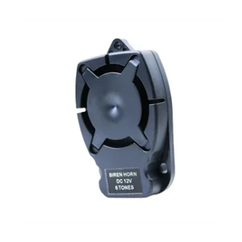 Звуковой сигнал Сирены Зуммер 12 В Шеститональный 110 точек Малый размер и простота установки Высокий децибел Плоский корпус Маленький звуковой сигнал Сирены