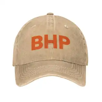 Кепка из высококачественной джинсовой ткани с графическим логотипом BHP Billiton, вязаная шапка, бейсболка