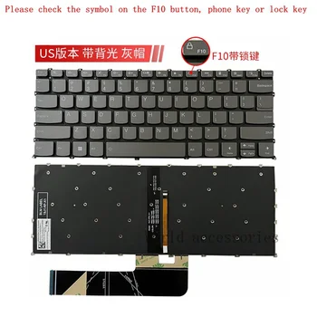 Клавиатура США для Lenovo IdeaPad 5 14ITL05 Flex 5-14IIL05 5-14ARE05 Yoga Slim 7 -13ACN05 Pro 14ITL5 7 Pro-14ach5