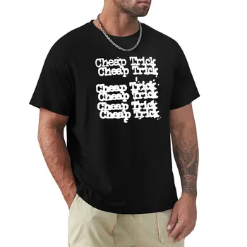 Классические футболки с логотипом Cheap Trick, одежда в стиле аниме, быстросохнущие черные футболки для мужчин