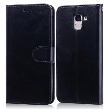 Кожаный Флип-чехол Для Samsung Galaxy J6 Case Магнитный Кошелек Чехол Для телефона Samsung J6 Plus 2018 J6 + J6 Plus J600F J610F Чехол