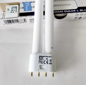 Лампа OSRAM DULUX L BLUE 18 Вт / 71 с 4-контактной трубкой D / L 18W71 с лампой 2G11 UVA