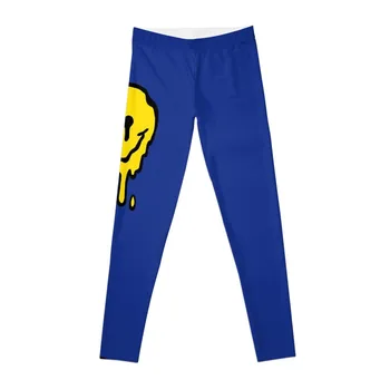 Леггинсы Mich drippy smile (2), спортивные штаны для фитнеса, одежда для спортзала, спортивные женские леггинсы