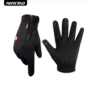 Лыжные перчатки, бархатные перчатки с сенсорным экраном, осенне-зимняя теплая плюс бархатная водонепроницаемая модель для верховой езды на открытом воздухе