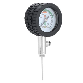 Манометр для измерения давления воздуха Измеритель мяча Баскетбол Футбол Волейбол Регулятор давления воздуха из нержавеющей стали Инструмент для измерения давления