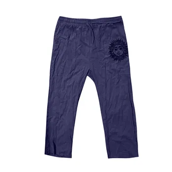 Мужские домашние уличные брюки-капри, модные повседневные Базовые Свободные дышащие быстросохнущие мужские тренировочные брюки, пляжная одежда 2023