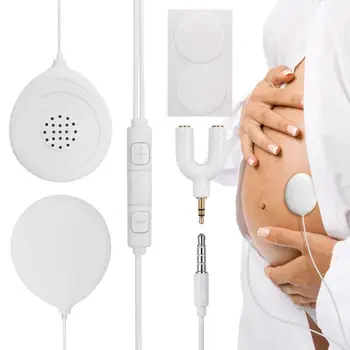 Наушники для живота с музыкой для беременных, безопасные, нежные, безвредные Наушники для живота, универсальные удобные товары для беременных с разделителем звука