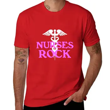 Новая футболка Nurses rock geek funny nerd с графическим рисунком, футболки на заказ, создайте свои собственные футболки оверсайз, мужские футболки