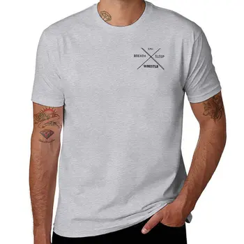 Новая футболка для дыхания, еды, сна, борьбы, футболки на заказ, футболки с рисунком, футболки для мальчиков, футболки для мужчин из хлопка