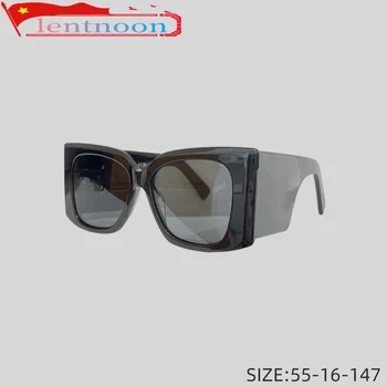 Новые женские солнцезащитные очки Тяжелого дизайнерского бренда Classic Fashion Outdoor Party Travel Ацетатный Черный UV400 Роскошные СОЛНЦЕЗАЩИТНЫЕ ОЧКИ для девочек