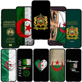 Обложка с Флагом Алжира для Паспорта Чехол для Телефона VIVO Y31 Y20 Y21 Y33S Y52S Y51 Y53 Y70 Y74S Y76 Y75 T1 Y11 Y12 Y15 Y17 Мягкий Чехол