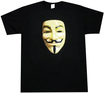 Официальная футболка V For Vendetta Photo Real Vendetta Mask - Боевик-Триллер