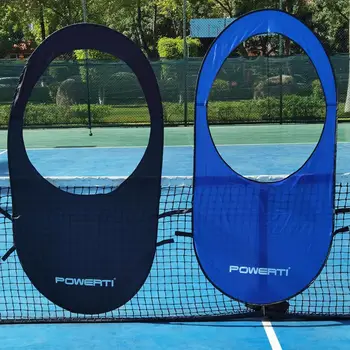 Портативные Кольца-мишени для тенниса, Складывающееся Окно, Тренажер для пляжного тенниса с длительным сроком службы, Оборудование для тренировочного полигона
