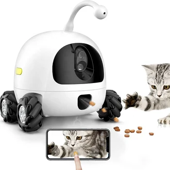 Приложение Дистанционного Управления, Свободно Перемещающееся HD Видео Фото Интерактивное Домашнее Животное Кошка Собака Игрушка Умный Робот-Компаньон Для Домашних Животных