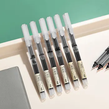 Прозрачные быстросохнущие гелевые ручки Большой объем Simplicity Carbon Black Water Pen Прочные канцелярские школьные принадлежности для письма