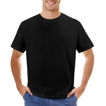 Простая однотонная черная футболка, мужская одежда, быстросохнущая рубашка, тяжелые футболки для мужчин
