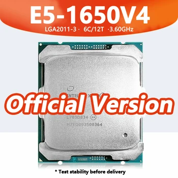 Процессор Xeon E5 1650V4 6-ядерный 12-потоковый 3,60 ГГц 14 нм 15 МБ 140 Вт Слот DDR4 LGA2011-3 для серверной материнской платы X99 E5-1650 V4 CPU