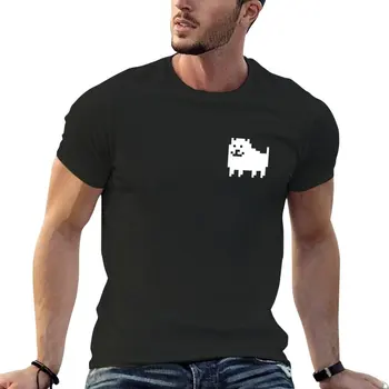 Раздражающая собака - футболка Undertale, футболки больших размеров, графические футболки, мужские винтажные футболки