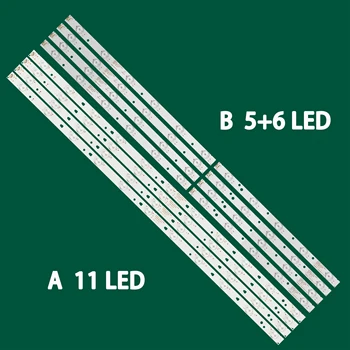 Светодиодная лента подсветки 11 Ламп для Haier LE40F3000WX LED40D11-ZC14-03 (B) LT-40E71 (A) LK400D3HC34J LSC400HN01 LT-40C540 LE40M600CF