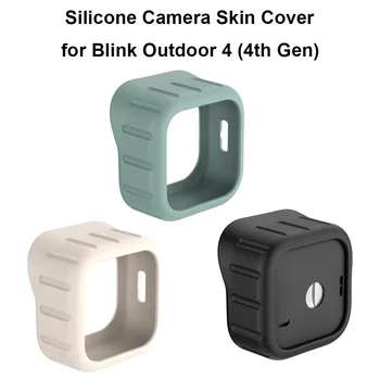 Силиконовый чехол для Blink Outdoor 4 Защитный Чехол с Полями Шляпы, Защищающий от Атмосферных Воздействий Корпус камеры, Защита от Ультрафиолета, Многоцветный
