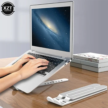 Складная подставка для ноутбука, регулируемый настольный держатель для ноутбука, нескользящая подставка для ноутбука Macbook Pro Air, iPad Pro, ноутбука DELL HP.