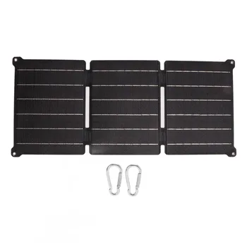 Складная солнечная панель Зарядный блок для солнечных батарей с высокой конверсией Монокристаллический кремний Экологически Чистый для альпинизма